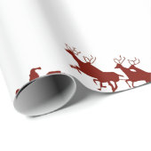 Sankt- und Ren-Packpapier Geschenkpapier (Rolleneckpunkt)