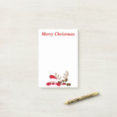 Sankt und Ren Post-it Klebezettel (Auf Schreibtisch)