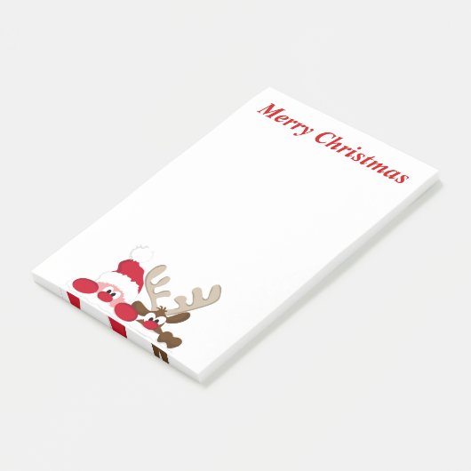 Sankt und Ren Post-it Klebezettel (angewinkelt)