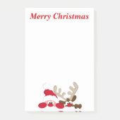 Sankt und Ren Post-it Klebezettel (Vorderseite)