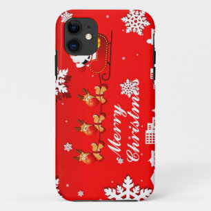 Sankt- und Ren-Weihnachten Case-Mate iPhone Hülle