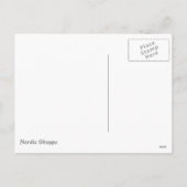 Sankt und Rene Feiertagspostkarte (Rückseite)