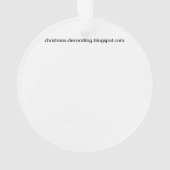 Sankt und sein die Türkei-Ren Ornament (Rückseite)