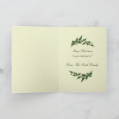 Sankt und sein Raumauto Feiertagskarte (Innenseite)