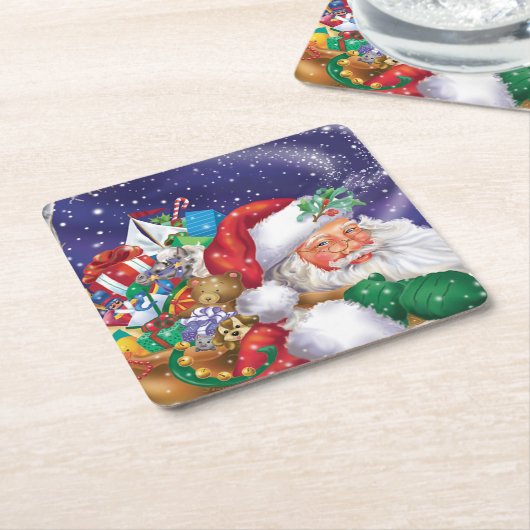 Sankt-Untersetzer Rechteckiger Pappuntersetzer (angewinkelt)