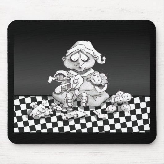 Sankt verdrehten Helfer Mousepad (Vorne)