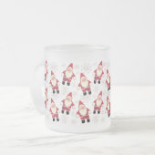 Sankt Vintager Gnome-GlasweihnachtsTasse Mattglastasse (Vorderseite Links)