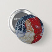 Sankt Weg-Weihnachtsknopf Button (Vorne & Hinten)