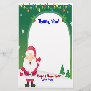 SANKT-WEIHNACHTEN DANKEN IHNEN BRIEFPAPIER