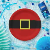 Sankt Weihnachtsfeiertag Gurt-| Pappteller (Party)