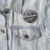 Sankt-Weihnachtsfeiertags-Schnee-Schneeflocke Button (Beispiel)