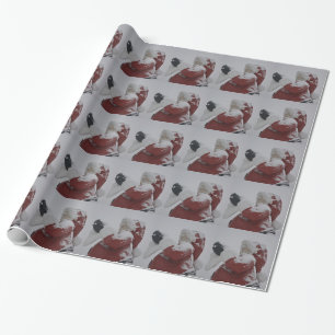 Sankt-Weihnachtsfeiertags-Schnee-Schneeflocke Geschenkpapier