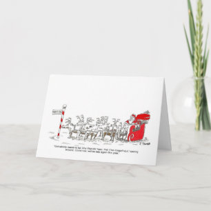 Sankt-Weihnachtskarte Feiertagskarte