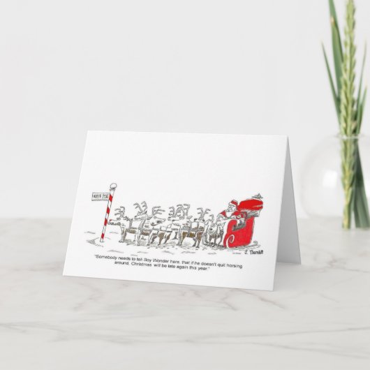 Sankt-Weihnachtskarte Feiertagskarte (Vorderseite)