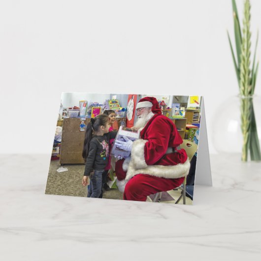 Sankt-Weihnachtskarte Feiertagskarte (Vorderseite)
