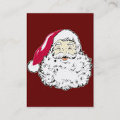 Sankt-WeihnachtsVisitenkarten Visitenkarte (Rückseite)