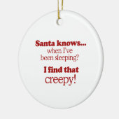 Sankt weiß, wann ich geschlafen habe. Ich finde Keramik Ornament (Links)