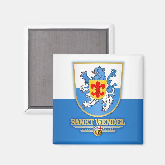 Sankt Wendel Kreis COA Magnet (Vorderseite/Rückseite)
