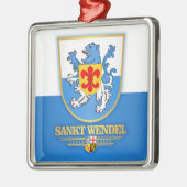 Sankt Wendel Kreis COA Shirts Ornament Aus Metall (Links)