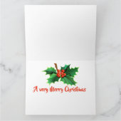 Sankt Werkstatt-Weihnachtskarte Dankeskarte (Innenseite)