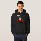 Sankt-Zen-Yoga-Meditations-Weihnachten Hoodie (Vorne ganz)