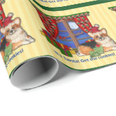 Sanktcorgi-Packpapier Tri Farbe Geschenkpapier (Rolleneckpunkt)