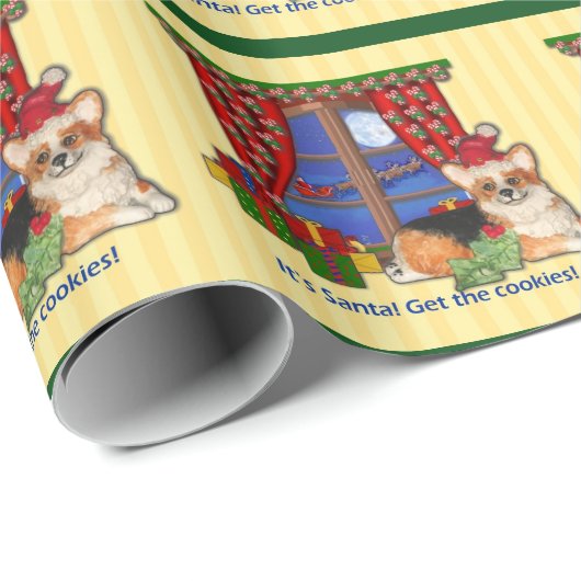 Sanktcorgi-Packpapier Tri Farbe Geschenkpapier (Rolleneckpunkt)