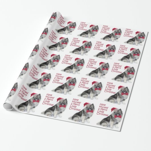 Sanktkeeshond-Packpapier Geschenkpapier (Ungerollt)