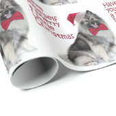 Sanktkeeshond-Packpapier Geschenkpapier (Rolleneckpunkt)
