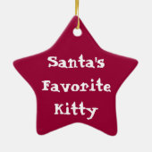 SanktlieblingsMiezekatze Orna Keramik Ornament (Hinten)