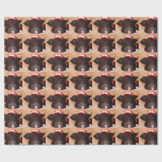 Sanktminischwein Geschenkpapier (Flach)