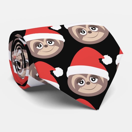Sanktsloth-WeihnachtsweihnachtsKrawatte Krawatte (Gerollt)