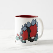 Sanktstegosaurus-Tasse Zweifarbige Tasse (VorderseiteRechts)