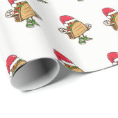 SanktTaco, der Geschenk-Papier einwickelt Geschenkpapier (Rolleneckpunkt)