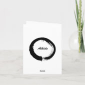 Sankyo sehr! dankeskarte (Rückseite)