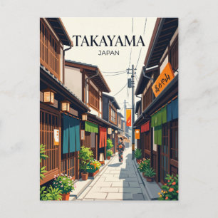 Sanmachi Suji Gasse Japan Postkarte