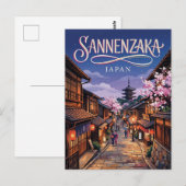 Sannenzaka-Hang Japan Postkarte (Vorne/Hinten)