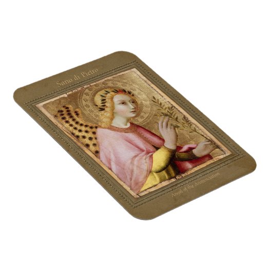 Sano di Pietro Annunziation Engel CC0747 Sienesen Magnet (Rechte Seite)
