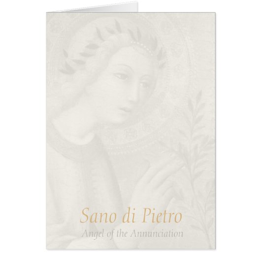 Sano di Pietro Annunziation Engel CC0748 Hail Mary (Vorne)