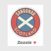 Sanquhar, Schottland Aufkleber (Blatt)