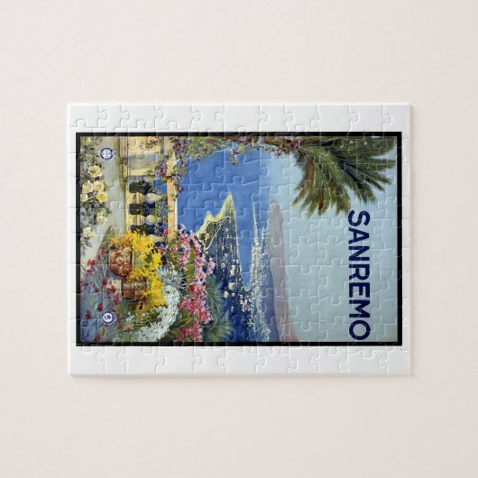 Sanremo, Italien, Italienische Riviera Puzzle (Horizontal)