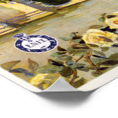 Sanremo Italien Jahrgang Reiseplakat Poster (Ecke)