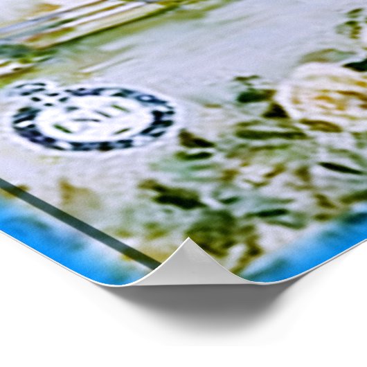 Sanremo, Italien Print (mit Grenze) Poster (Ecke)