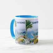 Sanremo, Italien Ringer-Tasse (plattiert) Tasse (Vorderseite Links)