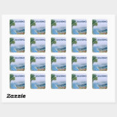Sanremo, Italien Square Stickers (Blatt)