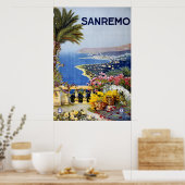 Sanremo Italy Travel Poster (Küche)