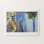 Sanremo Italy Vintage Travel Puzzle (Horizontal)