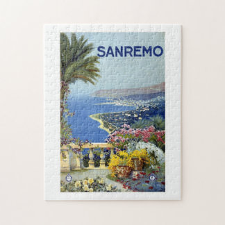 Sanremo Italy Vintage Travel Puzzle
