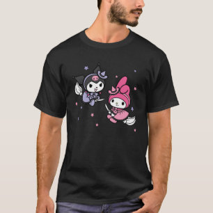 SANRIO My Melody Kuromi Kleine Hexen Halloween B T-Shirt