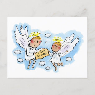 Sans gluten postkarte